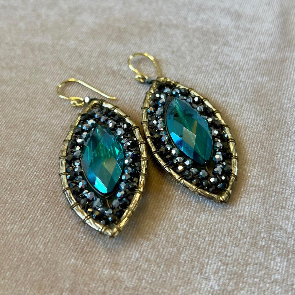 Dangle earrings- evening sparkle